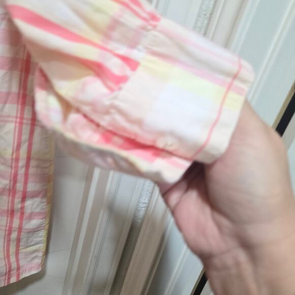 Tommy Hilfiger Pink Plaid Shirt Dress Women’s Medium - Picture 6 of 12